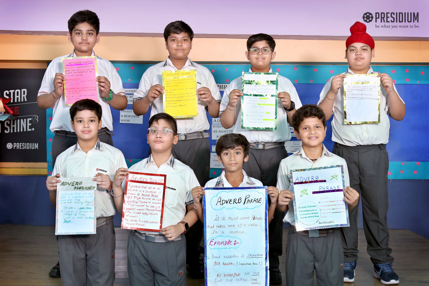 Presidium Punjabi Bagh, STUDENTS LEARN THE DIFFERENCE B/W A SENTENCE & PHRASE