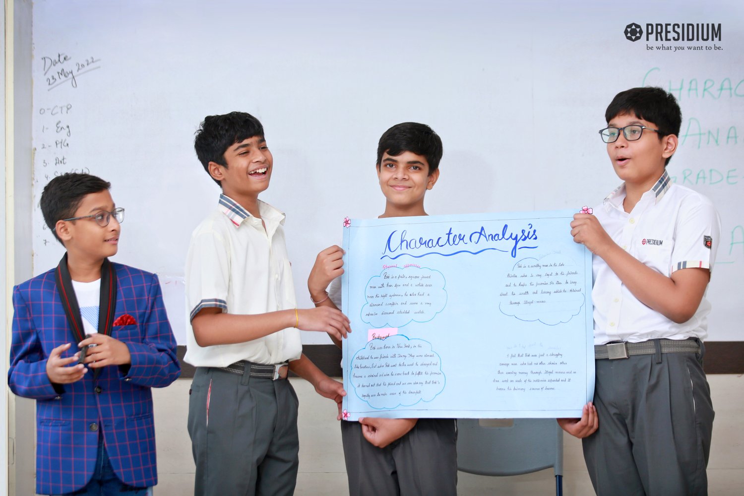 Presidium Rajnagar, STUDENTS LEARN THE ART OF CHARACTER ANALYSIS!