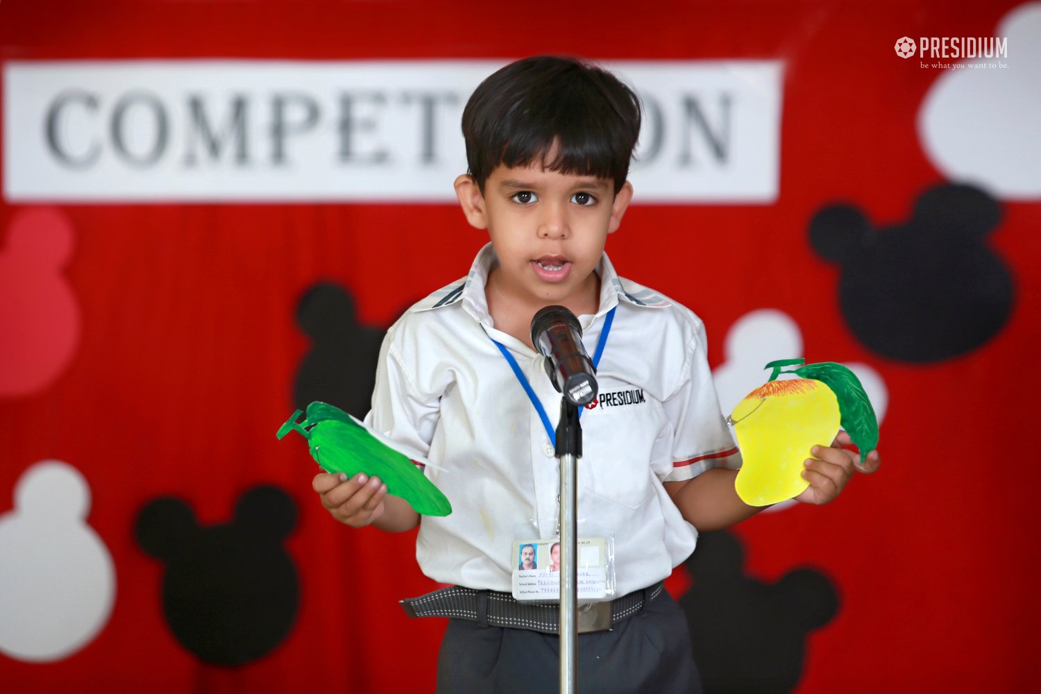 Presidium Rajnagar, STUDENTS ENTHRALL WITH THEIR CONFIDENCE AT RHYME & CHIME RECITATION 