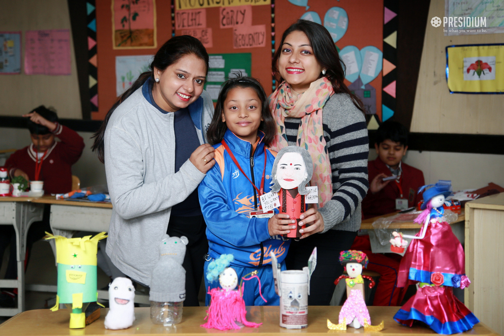 Presidium Indirapuram, OUR BUDDING ARTISTS MAKE THE MOST OF PUPPET MAKING COMPETITION