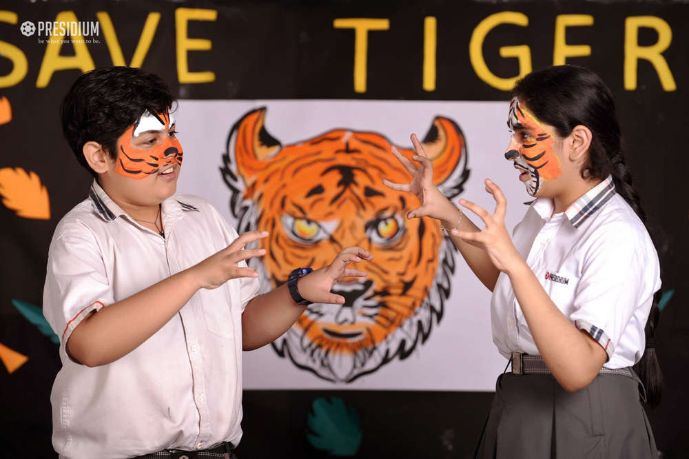 Presidium Pitampura, PRESIDIANS ENHANCE THEIR KNOWLEDGE ABOUT INDIA’S PRIDE, TIGERS! 