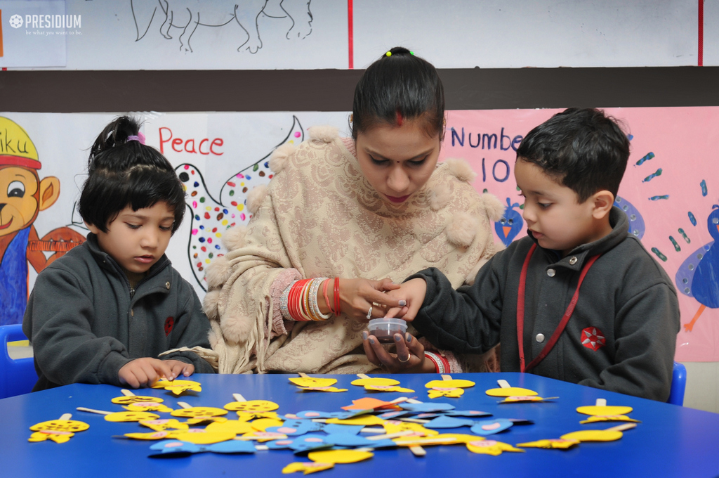 Presidium Rajnagar, PUPPET MAKING:PRESIDIANS ENHANCE THEIR CREATIVE & ARTISTIC SKILLS