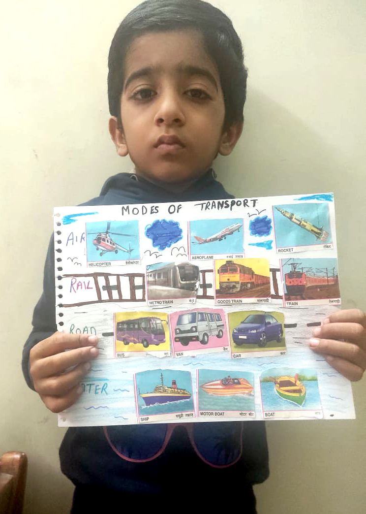 Presidium Punjabi Bagh, STUDENTS STUDY ABOUT THE DIFFERENT MODES OF TRANSPORTATION