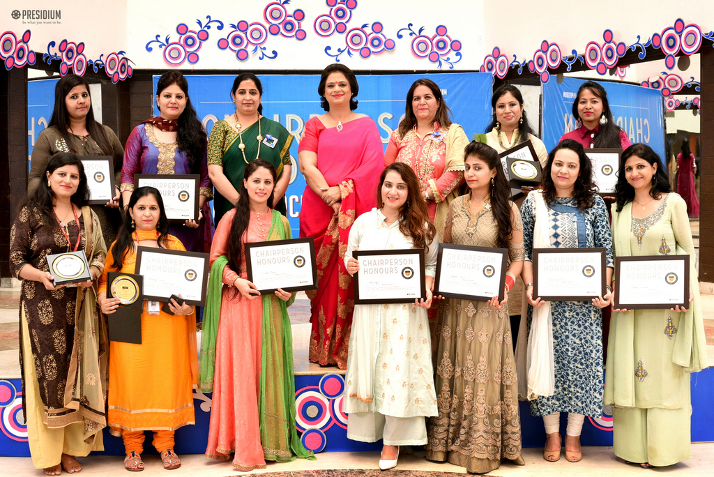 Presidium Indirapuram, GLORIFYING THE ROLE OF TEACHERS: CHAIRPERSON HONOURS FOR TEACHERS