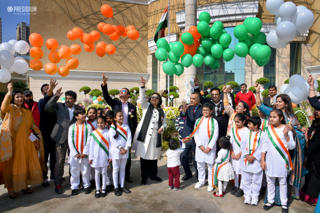 Presidium Indirapuram, PRESIDIANS CELEBRATE THE UNITY OF INDIA ON REPUBLIC DAY