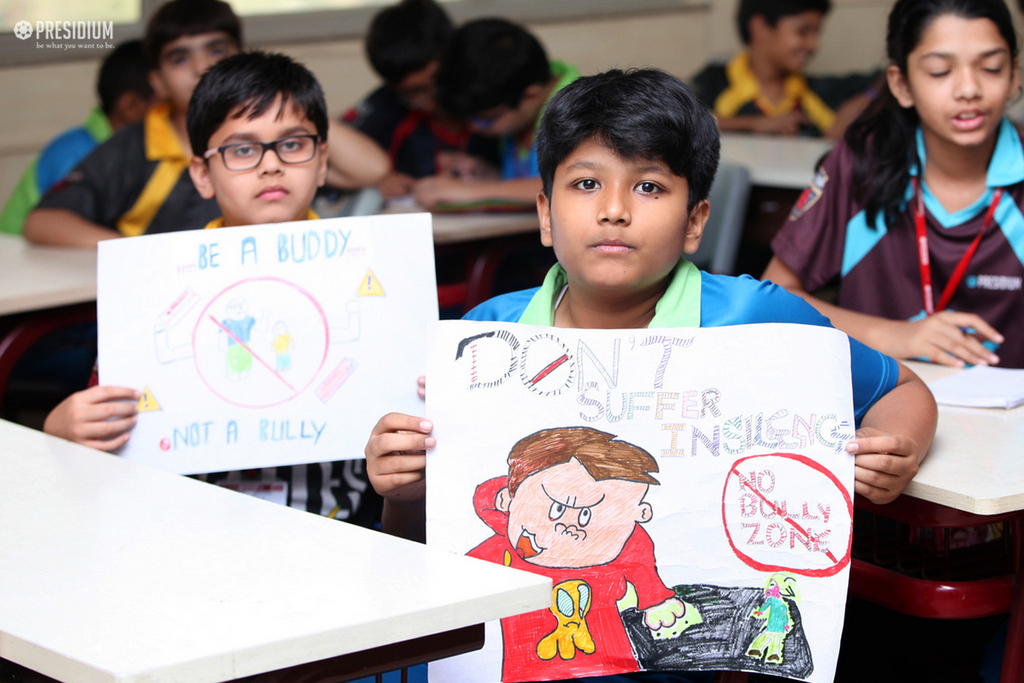 Presidium Gurgaon-57, PRESIDIUM STANDS FOR BULLY PROOF CLASSROOMS ON ANTI-BULLYING DAY