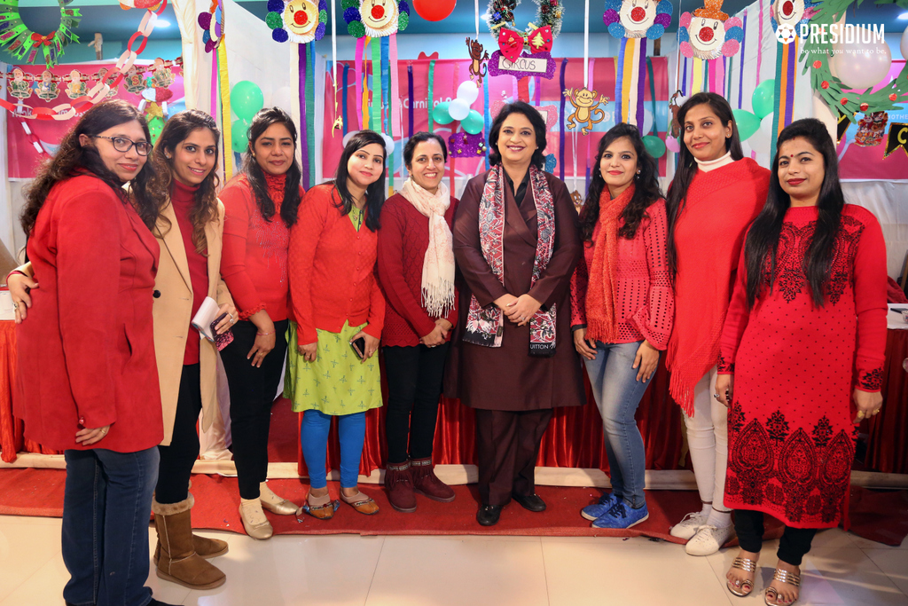 Presidium Rajnagar, MRS GUPTA ADDS TO THE CARNIVAL MEMORIES WITH HER BENIGN PRESENCE