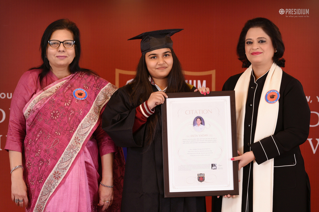 Presidium Gurgaon-57, CITATION CEREMONY: WISHING THE STUDENTS A BRIGHTER FUTURE AHEAD