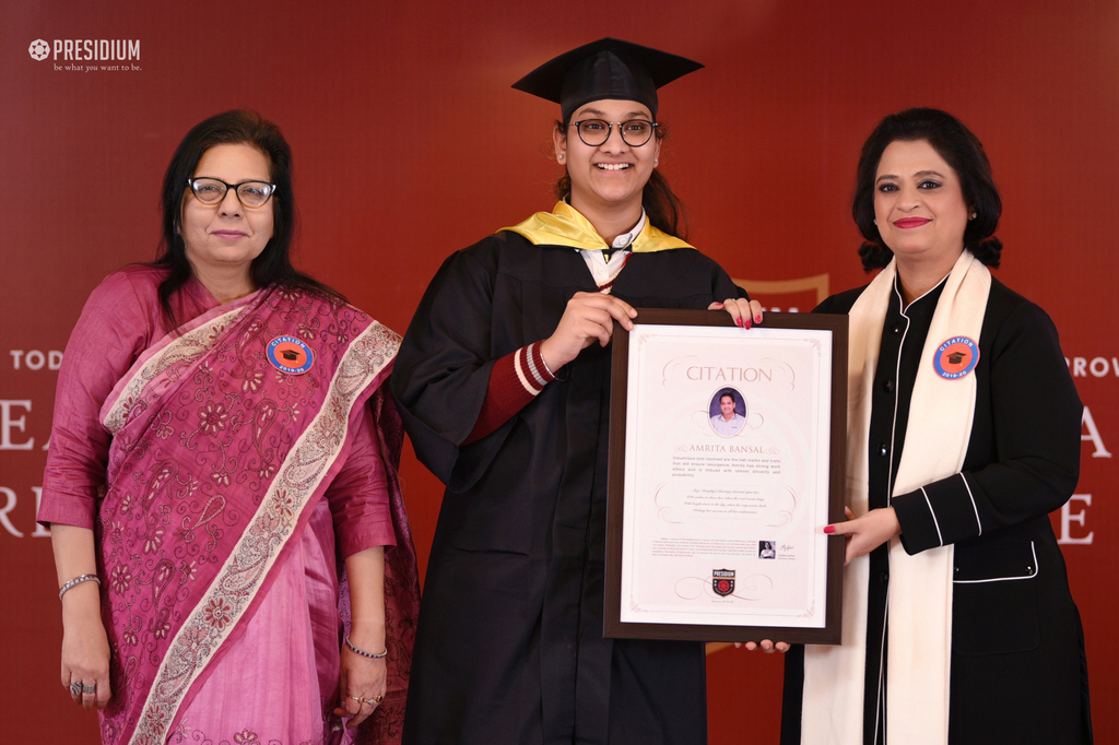 Presidium Gurgaon-57, CITATION CEREMONY: WISHING THE STUDENTS A BRIGHTER FUTURE AHEAD