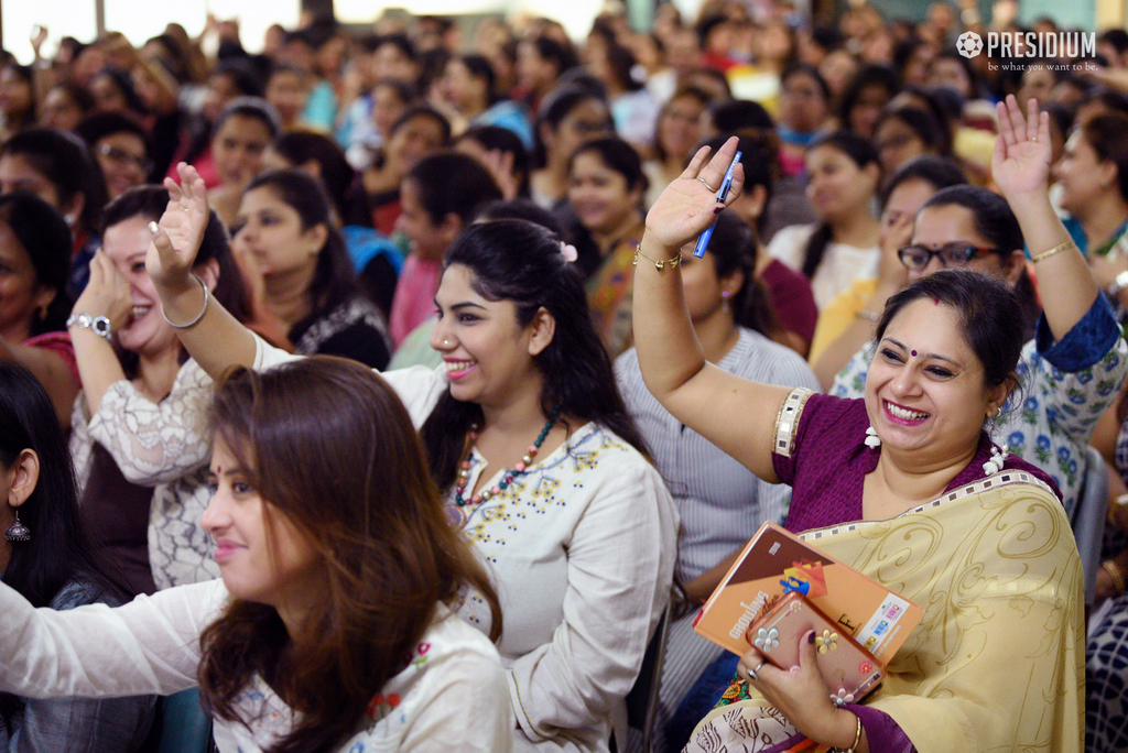 Presidium Indirapuram, CHAIRPERSON, MRS SUDHA GUPTA CONDUCTS AN INCITING SEMINAR ON ‘BEING