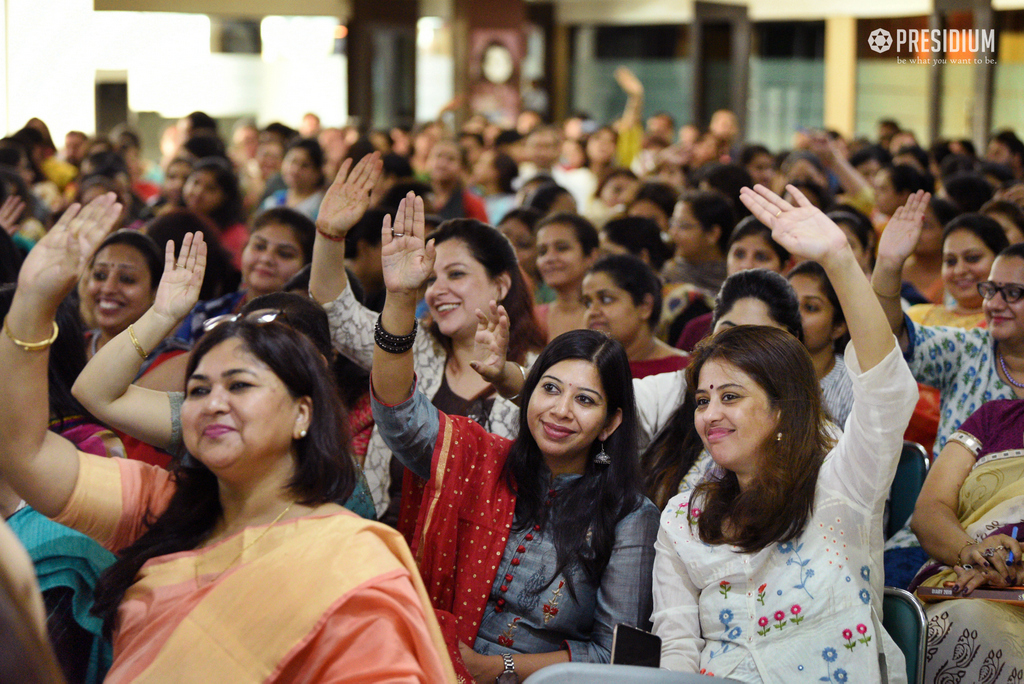 Presidium Indirapuram, CHAIRPERSON, MRS SUDHA GUPTA CONDUCTS AN INCITING SEMINAR ON ‘BEING