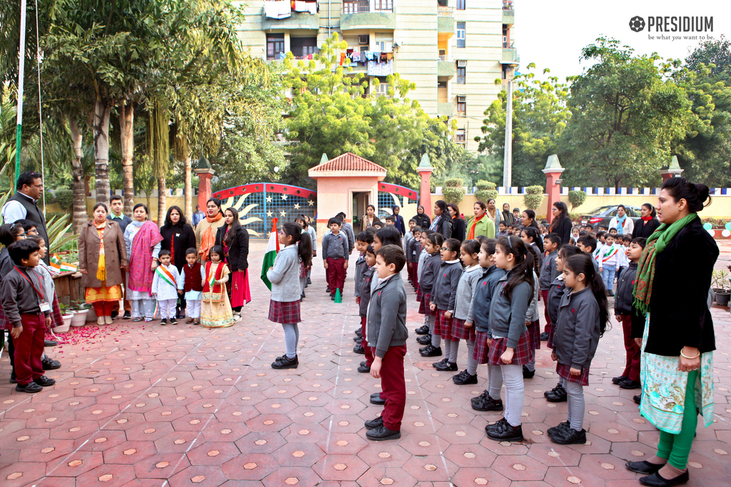 Presidium Dwarka-6, PRESIDIANS DISPLAY THEIR PATRIOTIC SPIRIT ON REPUBLIC 