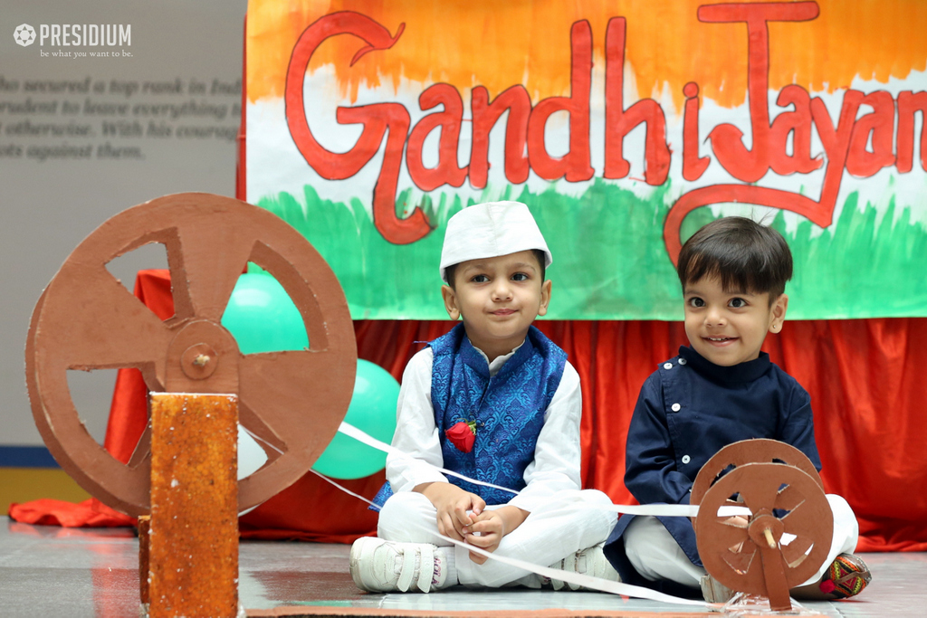 Presidium Dwarka-6, PRESIDIANS HONOUR GANDHIJI FOR HIS SIMPLICITY ON GANDHI JAYANTI