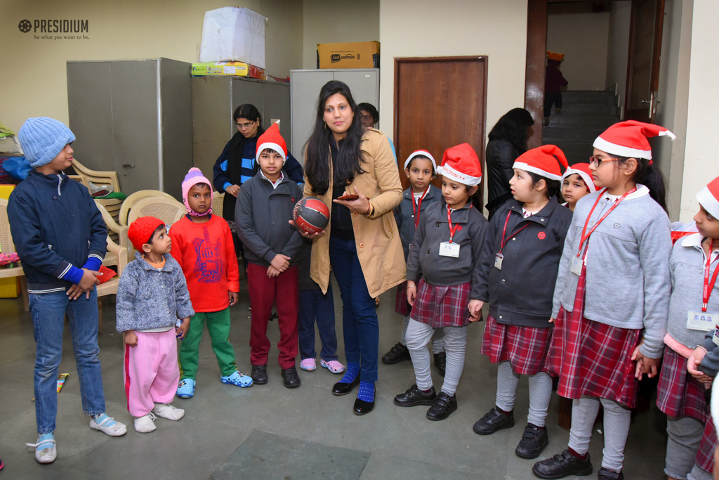 Presidium Dwarka-6, PRESIDIANS CELEBRATE CHRISTMAS WITH INMATES OF ORPHANAGE