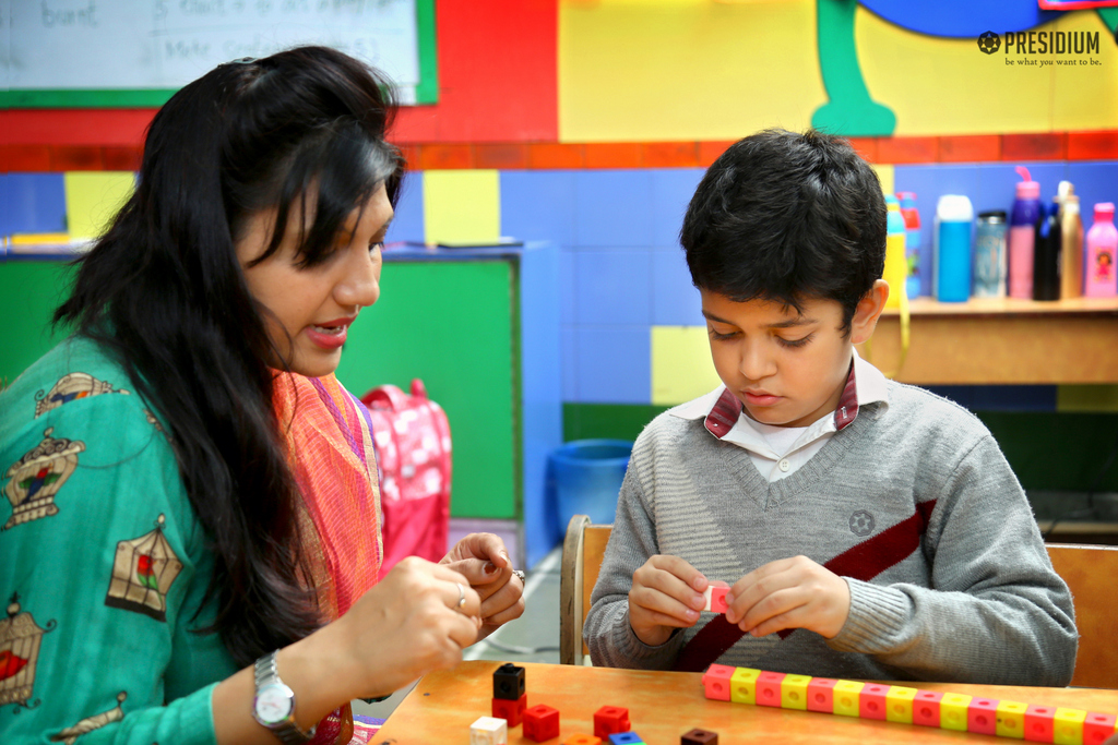 Presidium Dwarka-6, STUDENTS COMPREHEND ‘PATTERN’ IN A PLAY-WAY METHOD