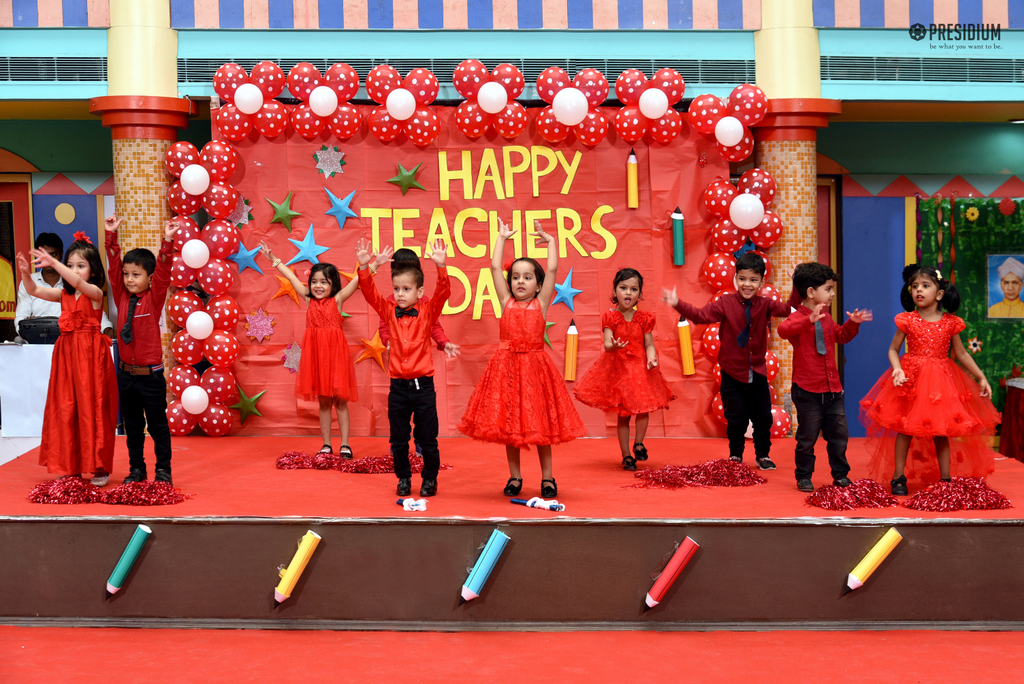 Presidium Dwarka-6, MRS.SUDHA GUPTA GRACES TEACHER’S DAY CELEBRATIONS AT PRESIDIUM