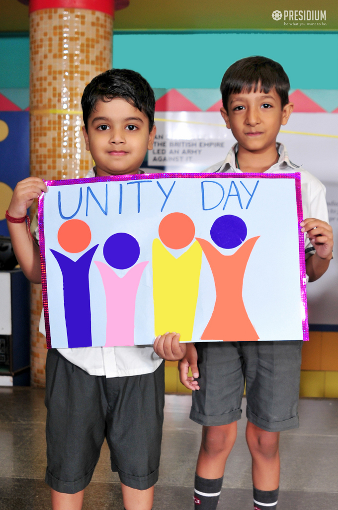 Presidium Dwarka-6, NATIONAL UNITY DAY: PRESIDIANS SPREAD MESSAGES OF TOGETHERNESS 