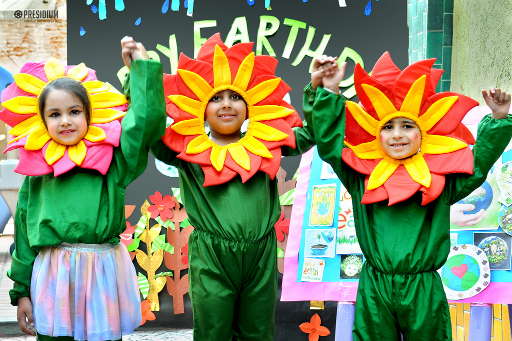 Presidium Vivek Vihar, SPREADING THE MESSAGE OF SAVING ENVIRONMENT ON WORLD EARTH DAY!