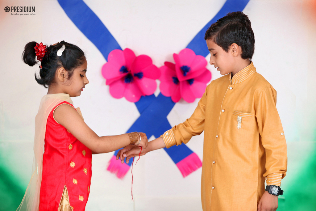 Presidium Gurgaon-57, RAKSHA BANDHAN CELEBRATED WITH ZEST AND ZEAL AT PRESIDIUM