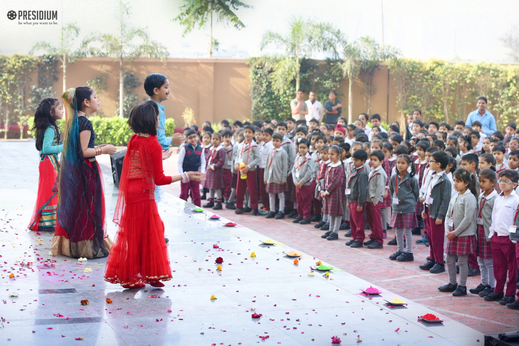 Presidium Gurgaon-57, YOUNG PRESIDIANS WELCOME THE FESTIVAL OF COLOURS IN GREAT SPIRITS