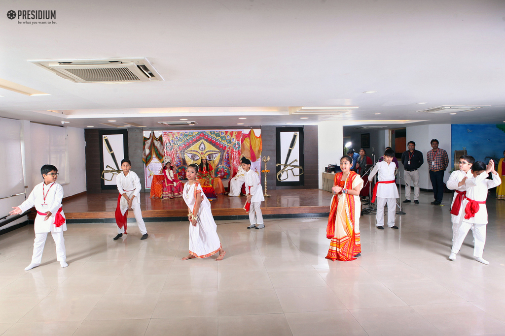 Presidium Gurgaon-57, PRESIDIANS INVOKE THE BLESSINGS OF GODDESS DURGA ON 'NAVRATRI'