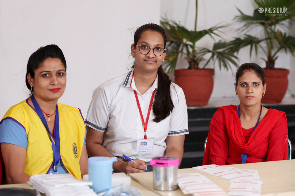 Presidium Gurgaon-57, PRESIDIUM ORGANIZES MR VACCINATION CAMP FOR STUDENTS