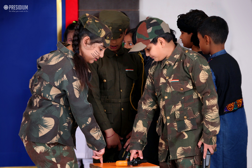 Presidium Gurgaon-57, PRESIDIANS SALUTE THE COURAGEOUS INDIAN ARMY ON VIJAY DIWAS