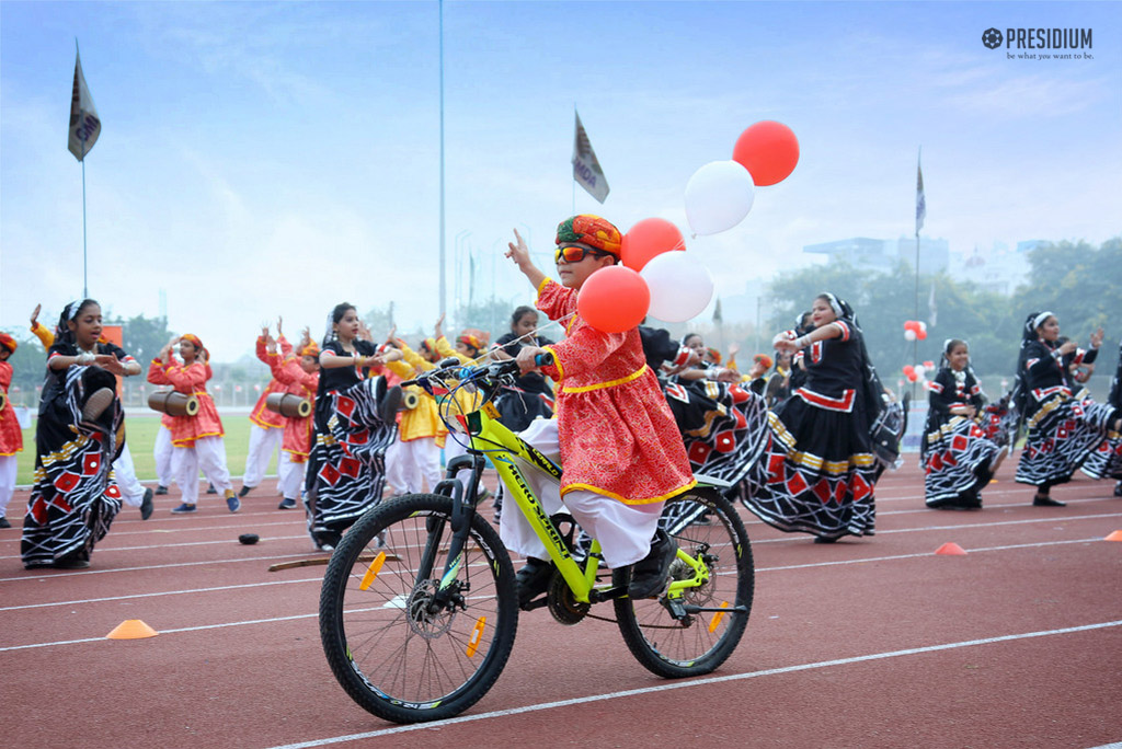 Presidium Gurgaon-57, SPORTS DAY: A DAY FILLED WITH THE EXHILARATION OF JOY & VICTORY