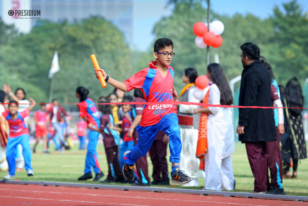 Presidium Gurgaon-57, SPORTS DAY: A DAY FILLED WITH THE EXHILARATION OF JOY & VICTORY