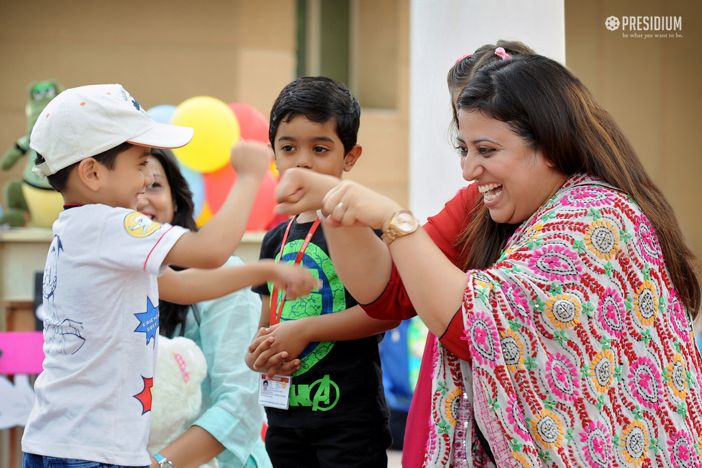 Presidium Gurgaon-57, FIRST DAY OF SCHOOL AFTER VACATIONS TURNS MEMORABLE FOR STUDENTS