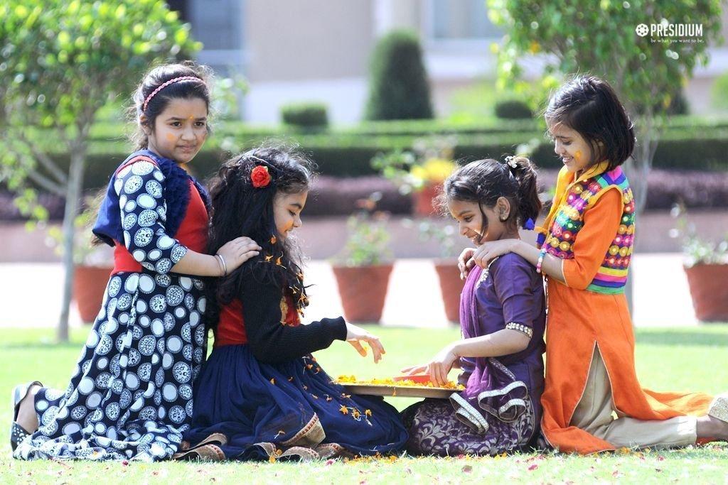 Presidium Rajnagar, VIBRANT COLOURS OF HOLI BRIGHTEN THE CORRIDORS OF PRESIDIUM