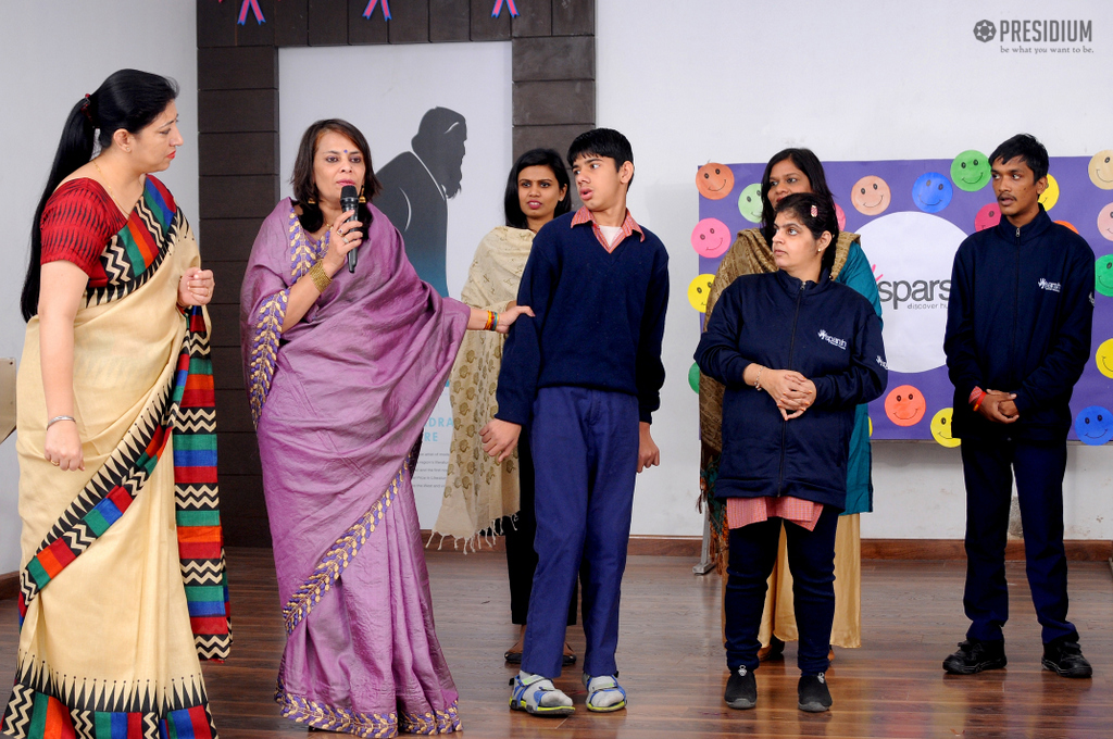 Presidium Indirapuram, SPECIAL CHILDREN OF SPARSH THANK THEIR KIND FRIENDS AT PRESIDIUM