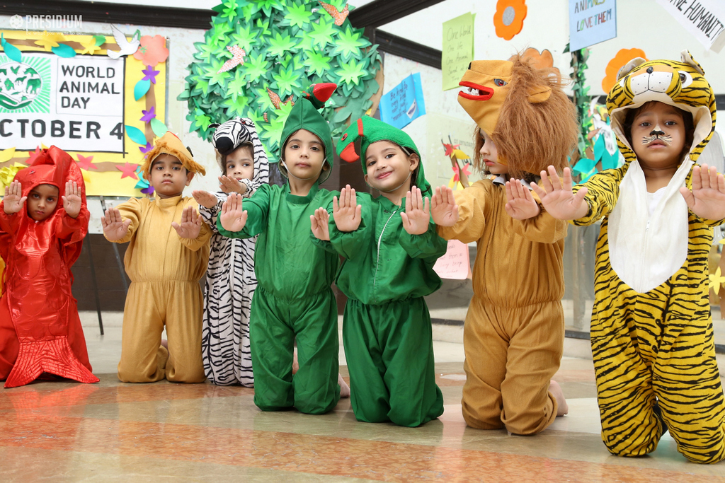 Presidium Indirapuram, WORLD ANIMAL DAY: PRESIDIUM TURNS INTO A WONDROUS JUNGLE