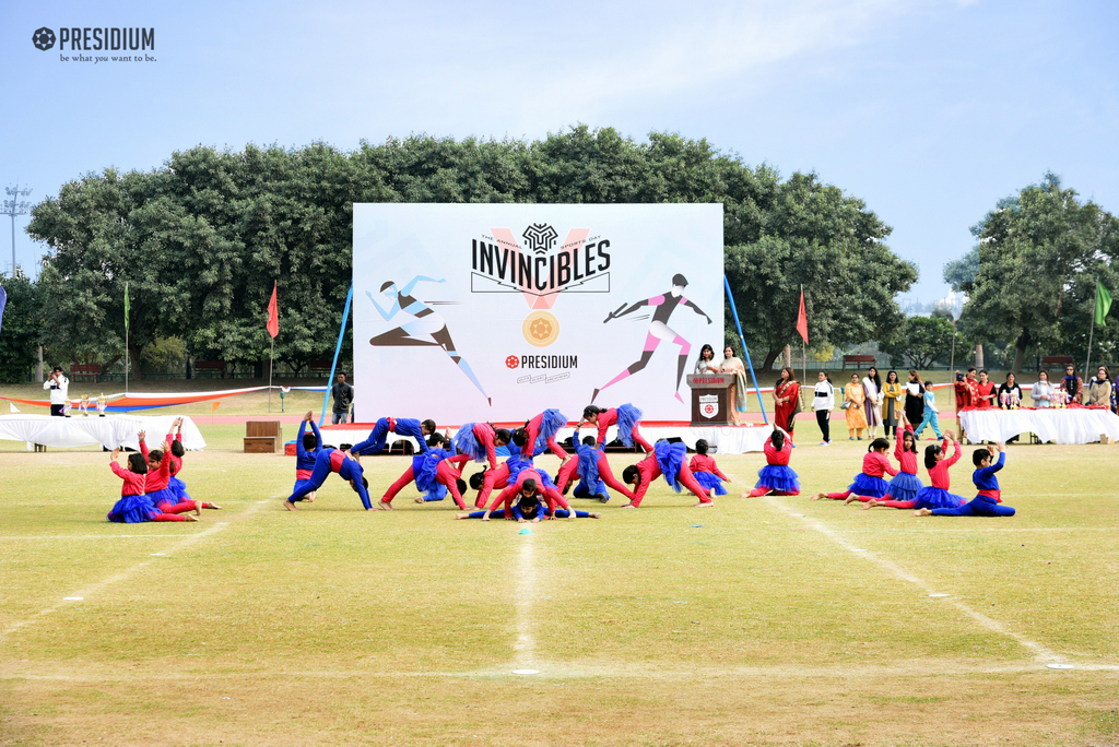 Presidium Indirapuram, STUDENTS EXHIBIT THEIR EXCEPTIONAL TALENTS AT ANNUAL SPORTS DAY