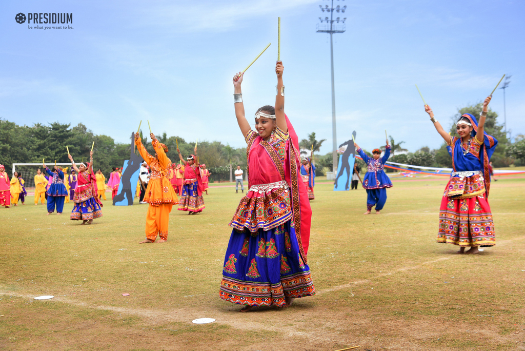 Presidium Indirapuram, STUDENTS EXHIBIT THEIR EXCEPTIONAL TALENTS AT ANNUAL SPORTS DAY