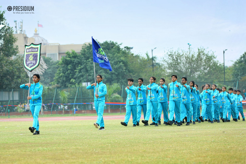 Presidium Indirapuram, STUDENTS EXHIBIT THEIR EXCEPTIONAL TALENTS AT ANNUAL SPORTS DAY