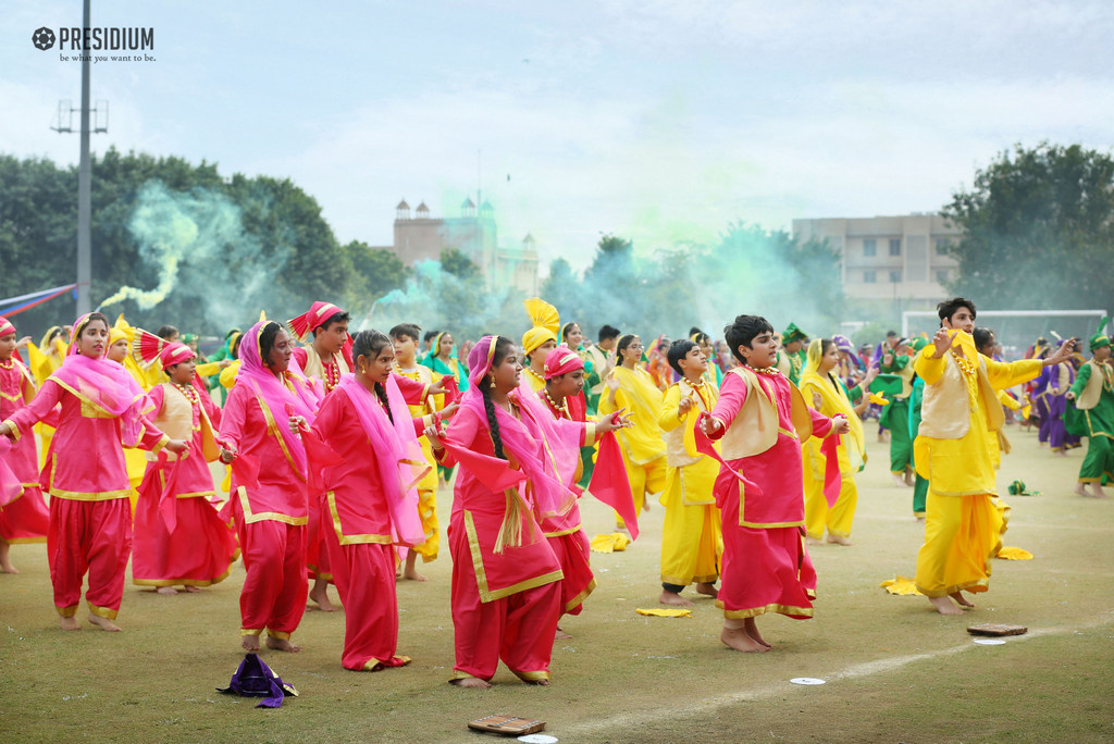 Presidium Indirapuram, STUDENTS EXHIBIT THEIR EXCEPTIONAL TALENTS AT ANNUAL SPORTS DAY