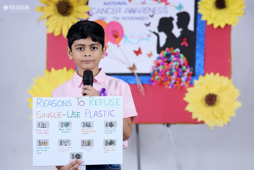 Presidium Indirapuram, PRESIDIANS RAISE AWARENESS ABOUT CANCER AND ITS EARLY DETECTION