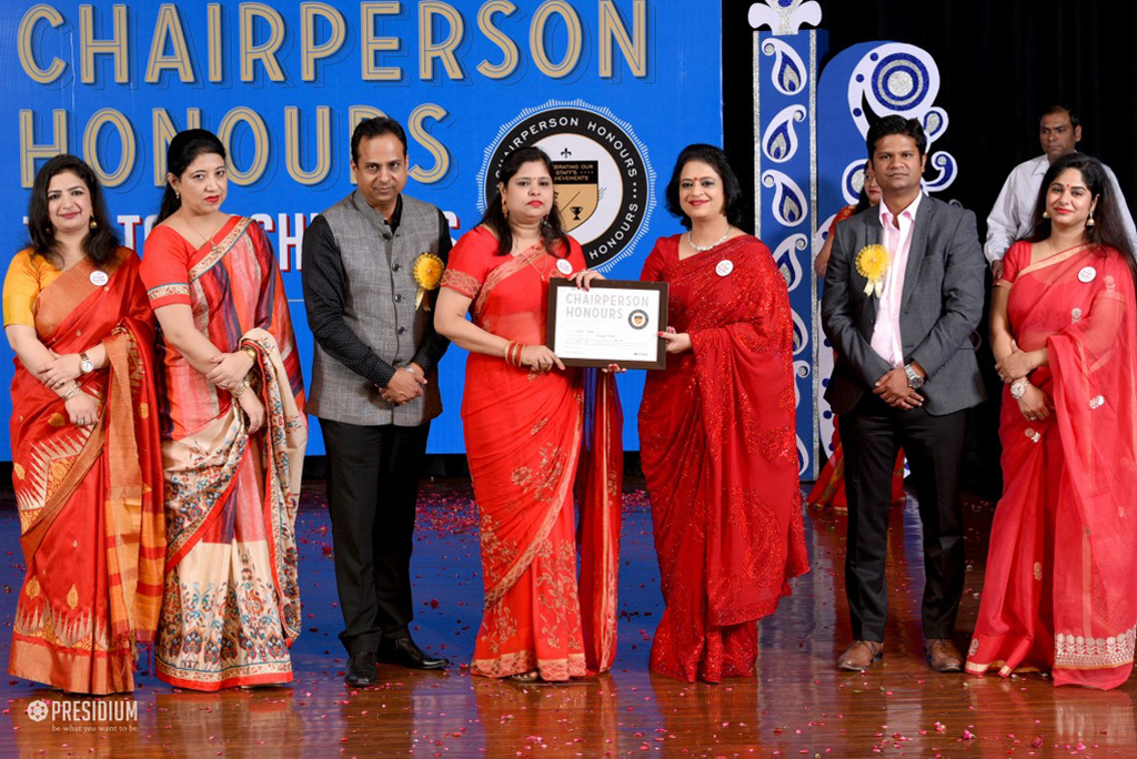 Presidium Indirapuram, TEACHERS RECEIVE RECOGNITION AT CHAIRPERSON HONOURS FOR TEACHERS