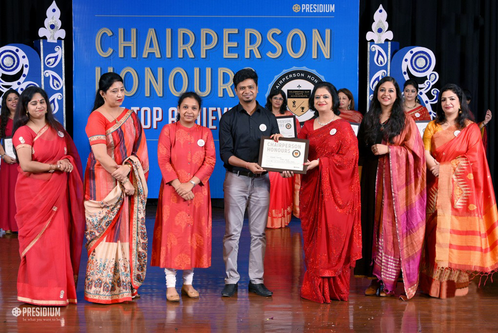 Presidium Indirapuram, TEACHERS RECEIVE RECOGNITION AT CHAIRPERSON HONOURS FOR TEACHERS