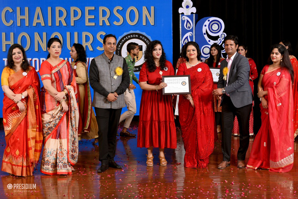 Presidium Indirapuram, TEACHERS RECEIVE RECOGNITION AT CHAIRPERSON HONOURS FOR TEACHERS