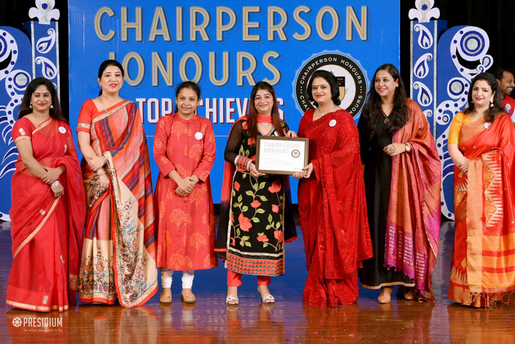 Presidium Indirapuram, TEACHERS RECEIVE RECOGNITION AT CHAIRPERSON HONOURS FOR TEACHERS