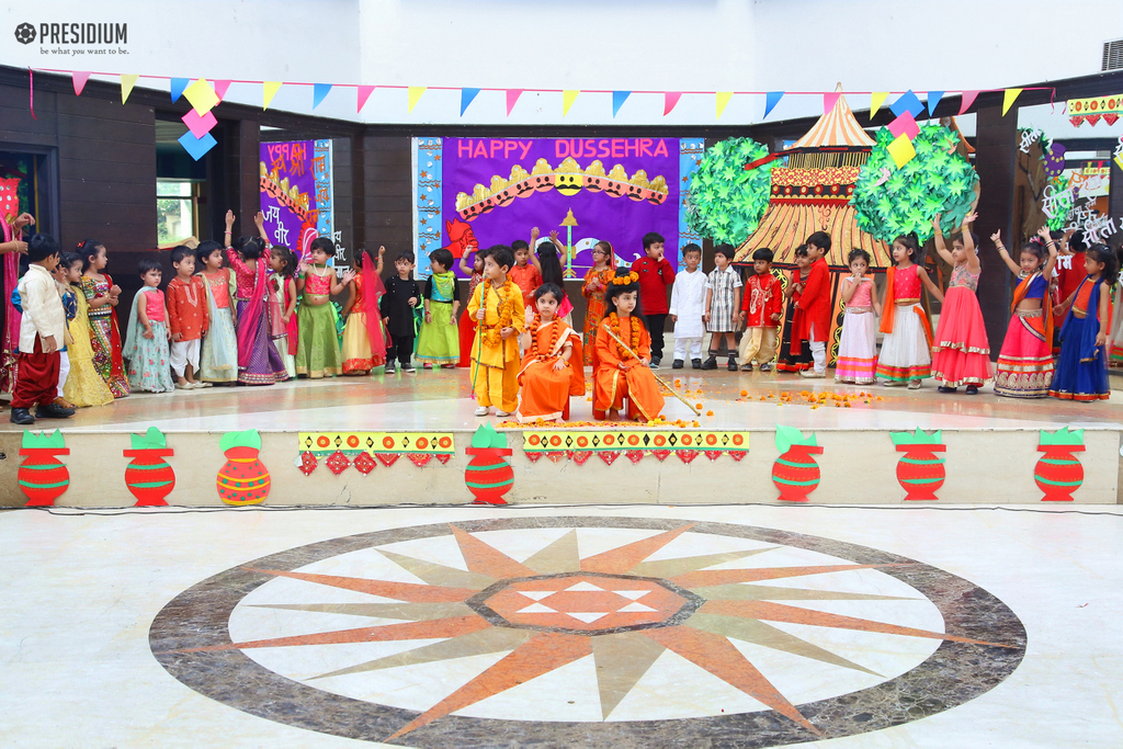 Presidium Indirapuram, PRESIDIANS GIVE MESMERIZING PERFORMANCES ON DUSSEHRA