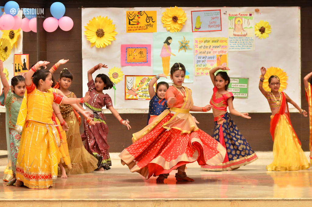 Presidium Indirapuram, GURU PURNIMA:PRESIDIANS CELEBRATE THE PRESENCE OF GURUS IN LIFE