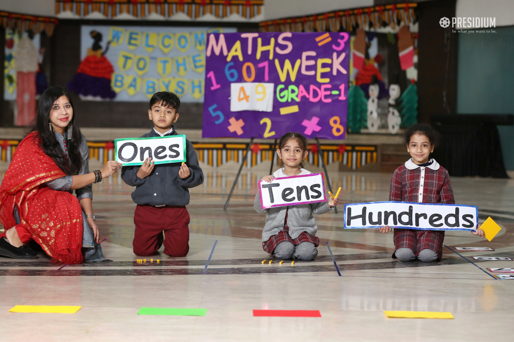 Presidium Indirapuram, PRESIDIUM ORGANIZES MATHS WEEK TO HONE SKILLS OF PRESIDIANS