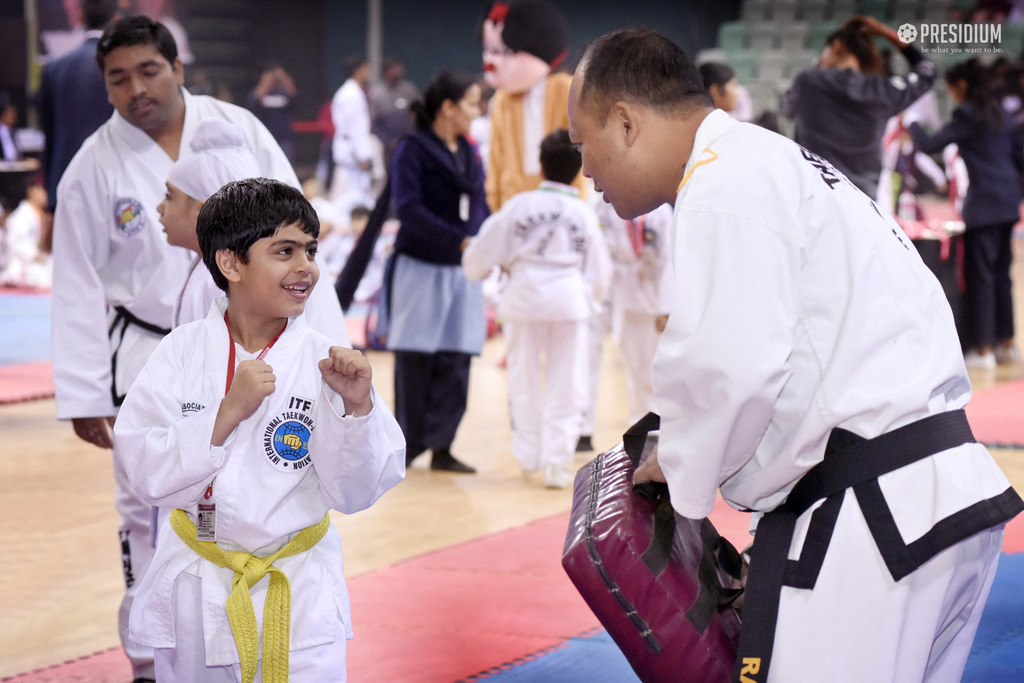 Presidium Indirapuram, LITTLE CHAMPIONS WIN A GOLD MEDAL IN ITF TAEKWONDO CHAMPIONSHIP