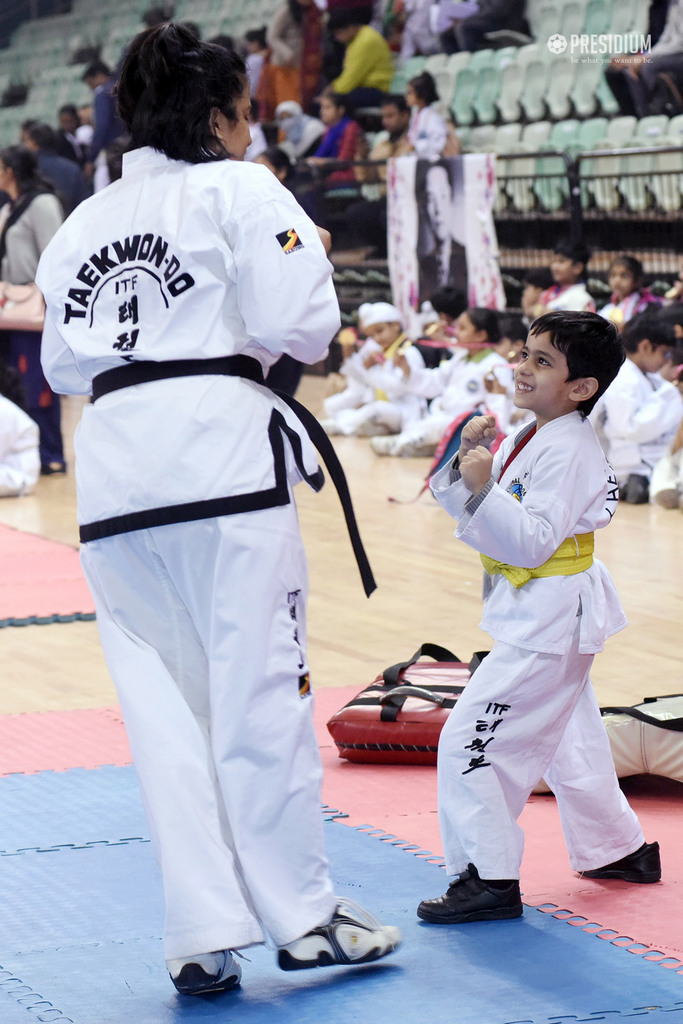 Presidium Indirapuram, LITTLE CHAMPIONS WIN A GOLD MEDAL IN ITF TAEKWONDO CHAMPIONSHIP