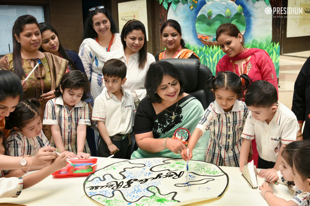 Presidium Indirapuram, MRS. GUPTA JOINS PRESIDIANS FOR EARTH DAY CELEBRATIONS!