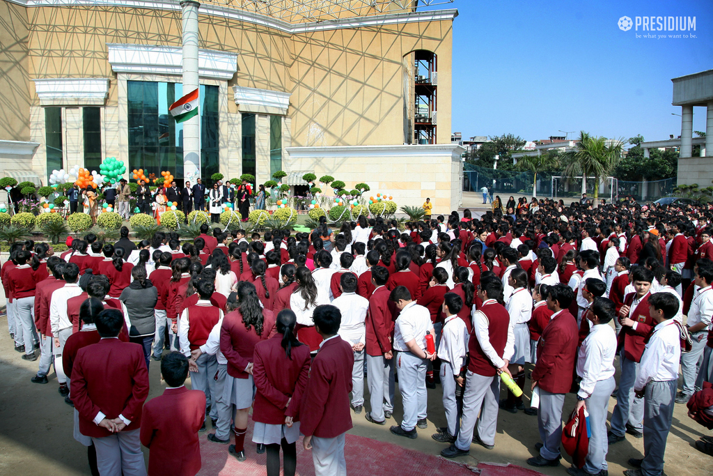 Presidium Indirapuram, PRESIDIANS CELEBRATE THE UNITY OF INDIA ON REPUBLIC DAY