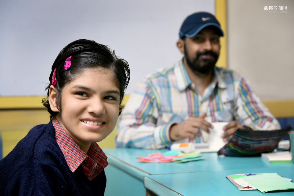 Presidium Indirapuram, YOUNG PHILANTHROPISTS VISIT SPARSH TO SEE THEIR SPECIAL FRIENDS